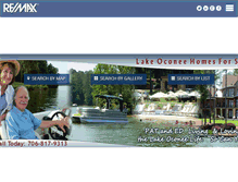 Tablet Screenshot of lakeoconee.com
